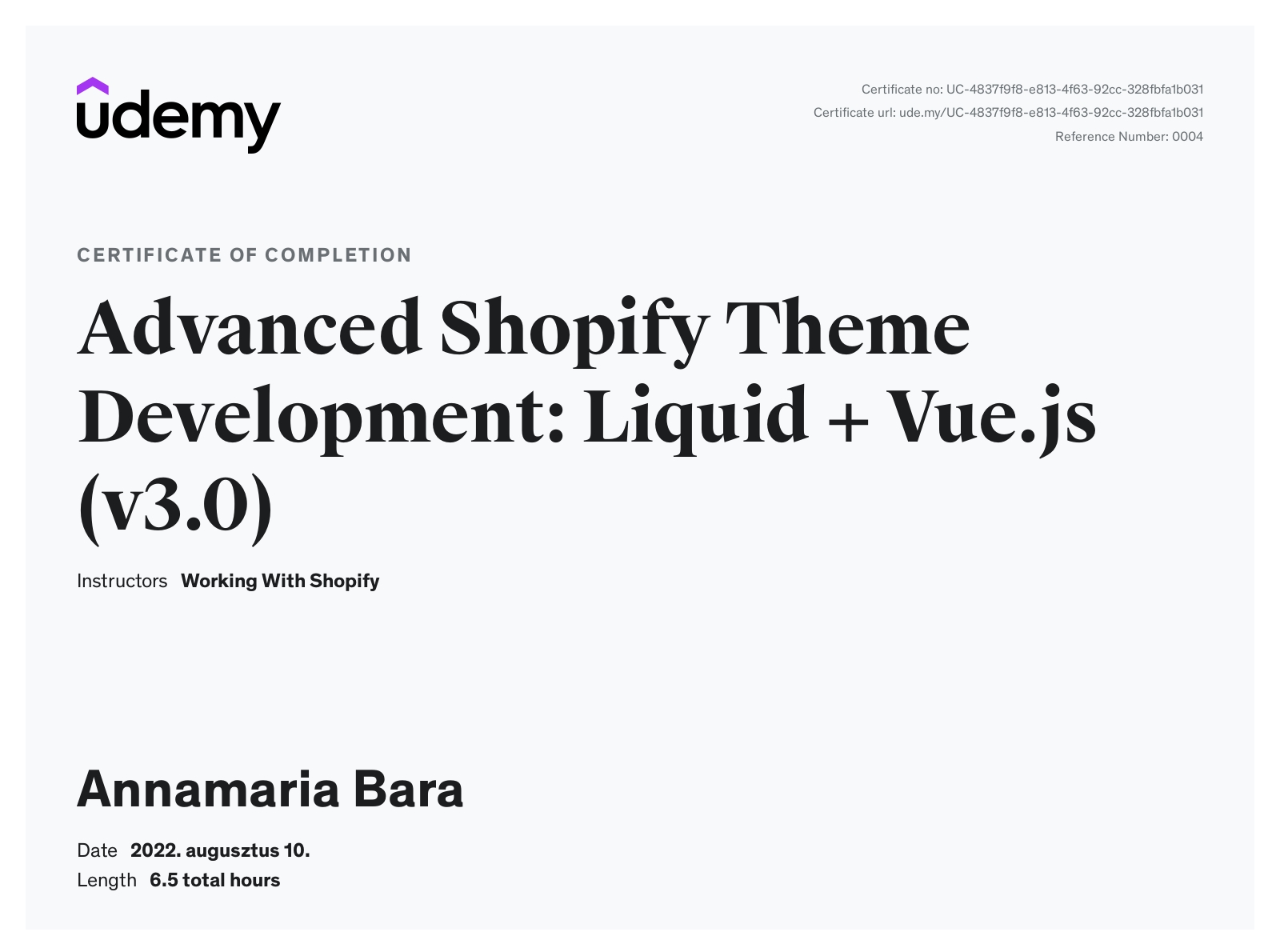 Advanced Shopify Theme Development: Liquid + Vue.js (v3.0)